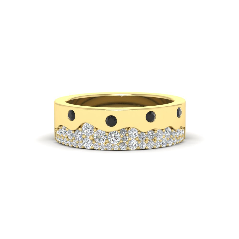 Mountain Stone Mens Wedding Ring